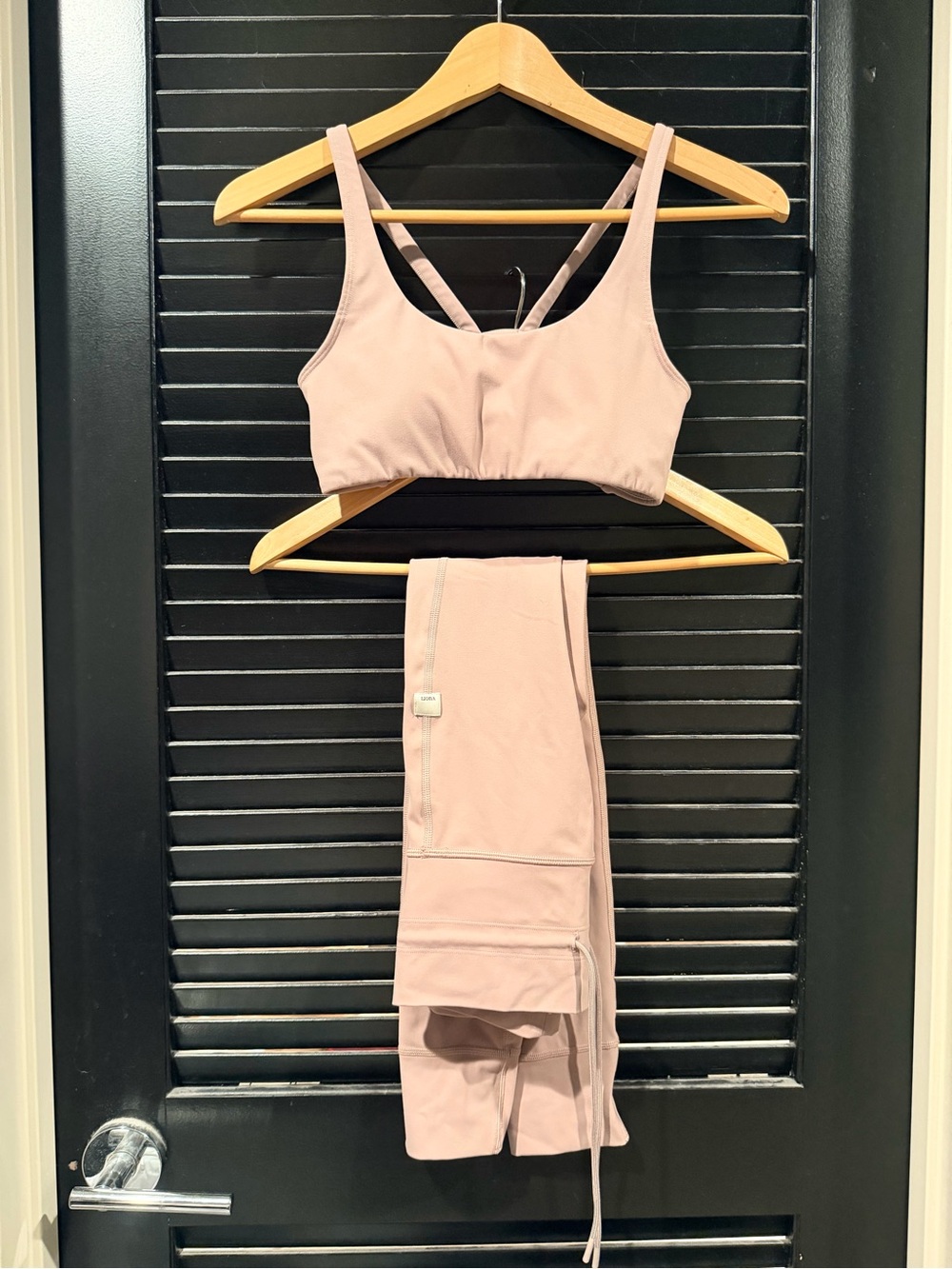 XS Vuori Active Set - Sports Bra & Leggings - muted mauve pink